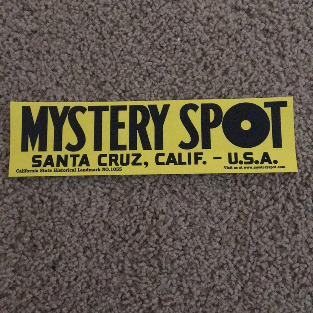 Mystery Spot Sticker